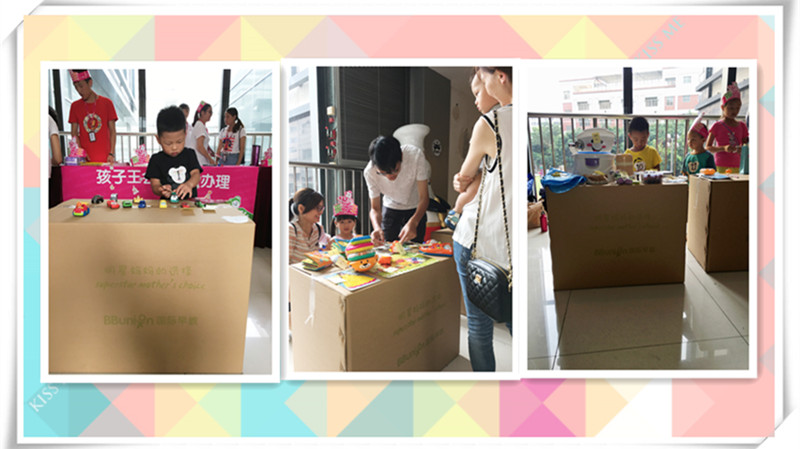 BBunion国际早教厦门世贸中心活动花絮：宝贝市集――智夺小老板称号